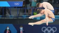 英国队的汤姆·戴利和马蒂·李在东京奥运会上赢得了金牌＂loading=