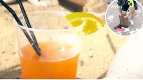 游客警告了大约5英镑的西班牙海滩鸡尾酒的含有人类的鸡尾酒
