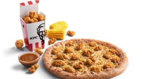 Pizza Hut和KFC正在带回爆米花鸡肉披萨