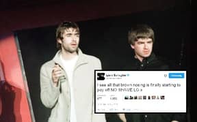 利亚姆加拉格尔停止叫Noel Gallagher一个土豆叫他一个'棕色鼻子'
