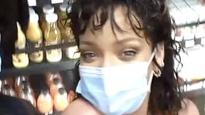男子在巴巴多斯的汽油站撞到蕾哈娜（Rihanna）