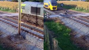 荷兰火车公司释放令人震惊的视频，以表现出水平过境的危险