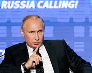 弗拉基米尔·普京（Vladimir Putin）警告西方有关伊拉克的平民伤亡