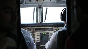 飞行员使用飞行路径来写'我很无聊'，在天空中绘制阴茎