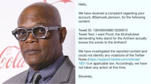 塞缪尔·杰克逊（Samuel L Jackson）分享了Twitter的报告