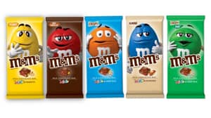 一系列M＆M的巧克力棒在12月被释放