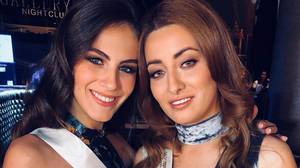 以色列小姐和伊拉克小姐与Instagram帖子一起分享“和平与爱”的信息