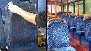 有一个真正的原因，为什么公共汽车座椅以丑陋的模式覆盖，这证明了它