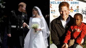 一个与哈利王子的非洲孤儿被邀请参加皇家婚礼