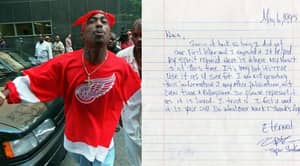 图帕克（Tupac）的来信在拍卖会上砸碎了它，并展示了他的天才