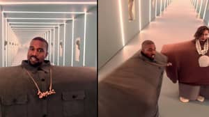 Kanye West在新的音乐视频中超大了所有内容