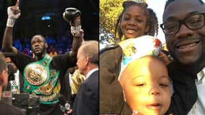 Doontay Wilder开辟了一个支持他的女儿的拳击手