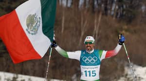 墨西哥滑雪者获得英雄欢迎，尽管最后完成