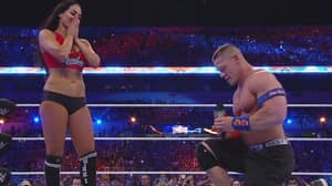 John Cena在WrestleMania向Nikki Bella求婚