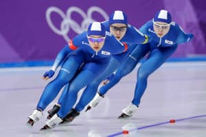 申请启动两个韩国奥运会的速度溜冰者达到近600,000