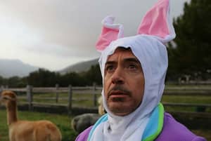 小罗伯特·唐尼穿着兔子装的滑稽照片引发了史诗般的Photoshop大战