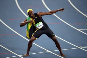 Usain Bolt“如果闪烁胸部，让女性拿着金牌”