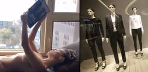 乔安娜·克鲁帕斯在Instagram上挑战NSFW Mannequin挑战