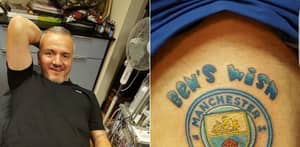 曼联球迷得到城市纹身为朋友的儿子筹集资金