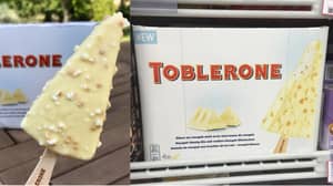 你现在可以得到白色巧克力toblerone冰淇淋