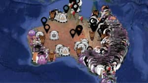 在出版澳大利亚农场地图后，普军素食主义者的素食抗议者失去了慈善机构