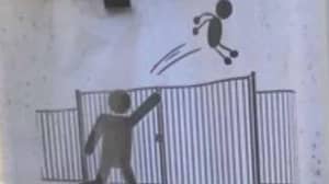法国学校禁止父母从'字面投掷'孩子们在跑晚上盖茨