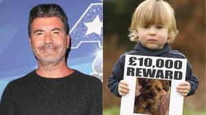 S Imon Cowell提供了10万英镑的奖励，使2岁男孩与他被盗的狗团聚