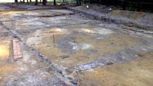 被考古学家在Sobibor死亡阵营中未发现的埋地煤气室