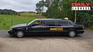 小伙子将1000英镑的豪华轿车转变为假的出租车，并将其拿到欧洲雄鹿