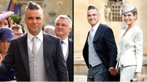 人们在皇家婚礼上对Robbie Williams的举止开始了