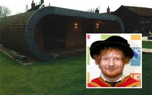 埃德·希兰（Ed Sheeran）在他的花园后面有一个秘密的“霍比特人”录音室
