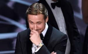 瑞恩·高斯林(Ryan Gosling)对奥斯卡“最佳影片”一片混乱的反应是无价的