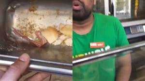 地铁工人在“将培根放在素食三明治”之后拍摄了“隐藏证据”