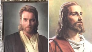 儿子用伊万·麦格雷戈的“耶稣画像”戏弄虔诚的母亲