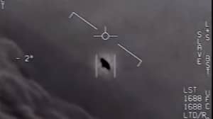 美国战斗机飞行员现货UFO在新解放的五角大楼镜头