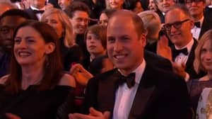 Brad Pitt在Bafta验收演讲中制作哈利笑话 - 在威廉王子前面