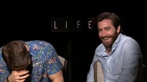 瑞安·雷诺兹（Ryan Reynolds）和杰克·吉伦哈尔（Jake Gyllenhaal）在热闹的采访中无法应付