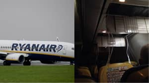 Ryanair飞行坠落从36,000英尺处于紧急着陆