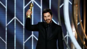 Christian Bale的英国口音惊讶地惊讶了很多金球头观众