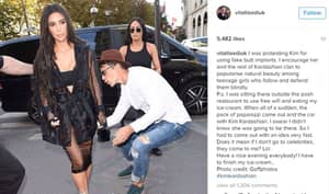 攻击Kim Kardashian的家伙试​​图在Instagram上证明它