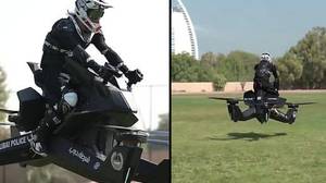 迪拜警方将悬浮鼬留在天空中对抗犯罪
