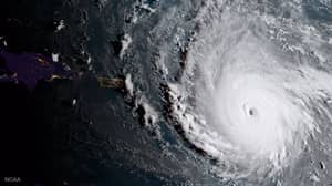 飓风艾尔玛（Irma）登陆了加勒比海的登陆