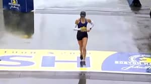 在波士顿马拉松第二名的女人是一个完整的新手