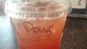 星巴克客户惊呆了，找到了在杯子上写的'阴茎'而不是'丹尼'