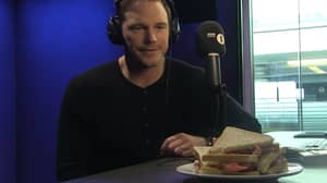克里斯普拉特展示了对他的培根三明治共同明星的表演技巧