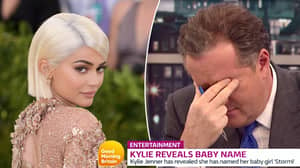 皮尔斯·摩根（Piers Morgan）对凯莉·詹纳（Kylie Jenner）选择的婴儿名字印象深刻