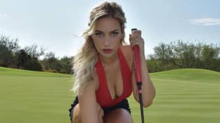 Paige Spiranac说，男士使用双筒望远镜在高尔夫球场观看她