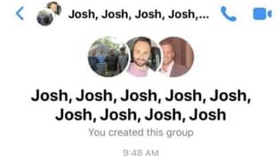 终极Josh vs Josh vs Josh斗争，以保持名字今天发生