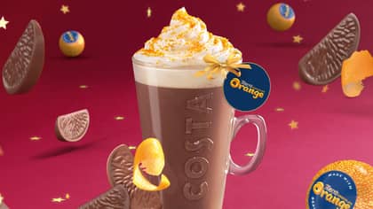 Costa Coffee今年圣诞节出售Terry的巧克力橙热巧克力