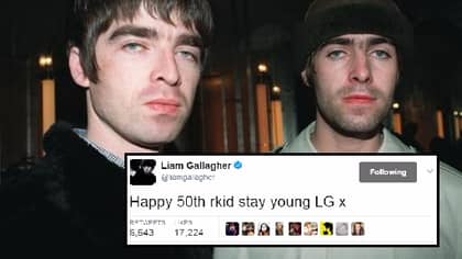 利亚姆·加拉格尔（Liam Gallagher）祝诺埃尔弟兄生日快乐，实际上对他很好